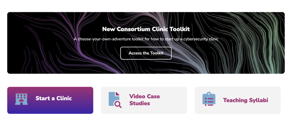 The Consortium of Cybersecurity Clinics Toolkit